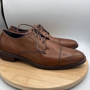 Cole Haan Men's Lenox Hill Cap Oxford Brown Size 11M C11632 Lace Up Dress Shoes